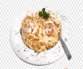 Fetuccini con Camarón
